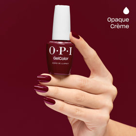 OPI GelColor Como se Llama? polish curing under LED lamp