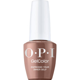 OPI GelColor Espresso Your Inner Self gel nail polish front view