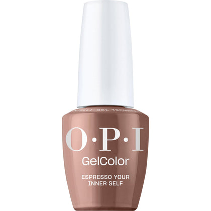 OPI GelColor Espresso Your Inner Self gel nail polish front view