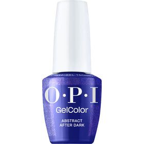 OPI GelColor Gel Nail Polish Abstract After Dark Midnight Purple front view
