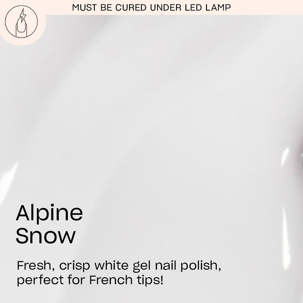 OPI GelColor Gel Nail Polish Alpine Snow bottle with label