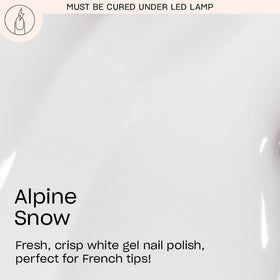OPI GelColor Gel Nail Polish Alpine Snow bottle with label