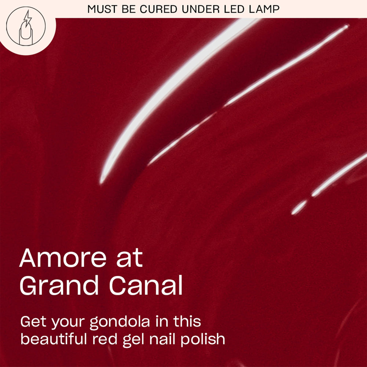 OPI GelColor Gel Nail Polish Amore at the Grand Canal bottle with brush
