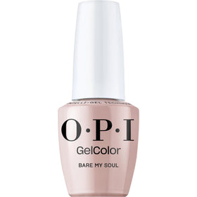 OPI GelColor Gel Nail Polish Bare My Soul front view