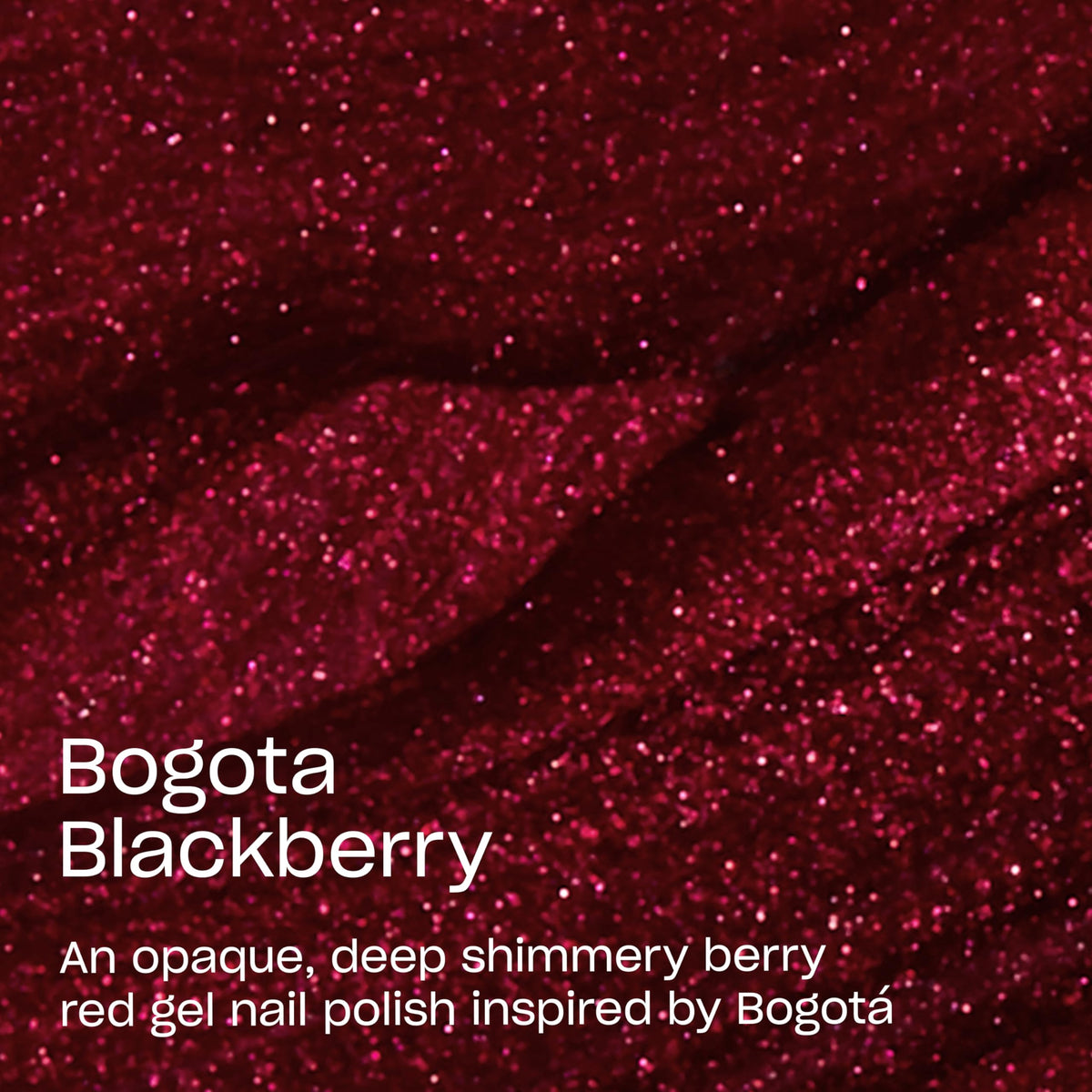 OPI GelColor Gel Nail Polish Bogotá Blackberry bottle close-up