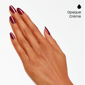 OPI GelColor Gel Nail Polish Bogotá Blackberry with LED lamp