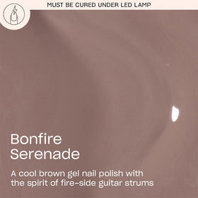 OPI GelColor Gel Nail Polish Bonfire Serenade bottle with brush