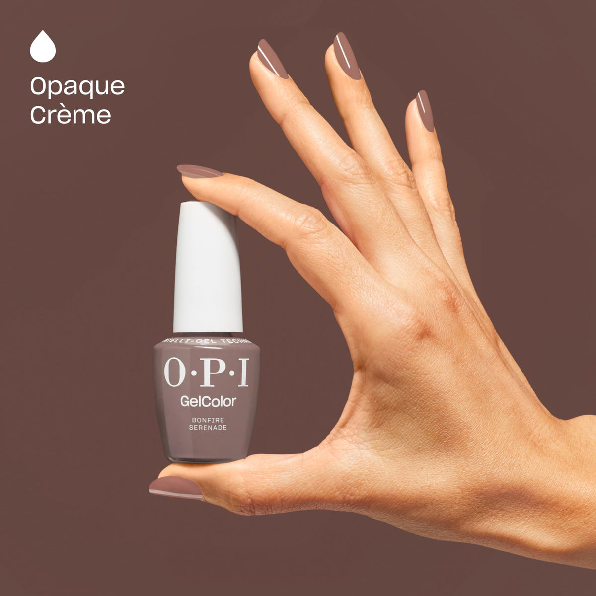 OPI GelColor Gel Nail Polish Bonfire Serenade glossy finish