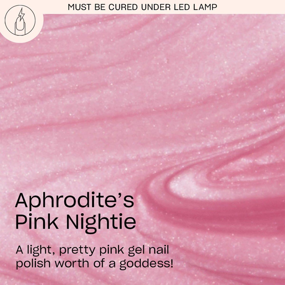 OPI GelColor Gel Nail Polish bottle with sheer pink pearl finish