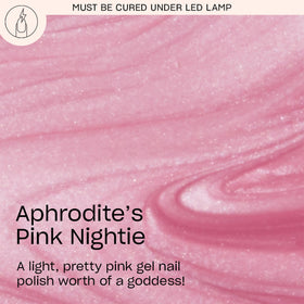 OPI GelColor Gel Nail Polish bottle with sheer pink pearl finish