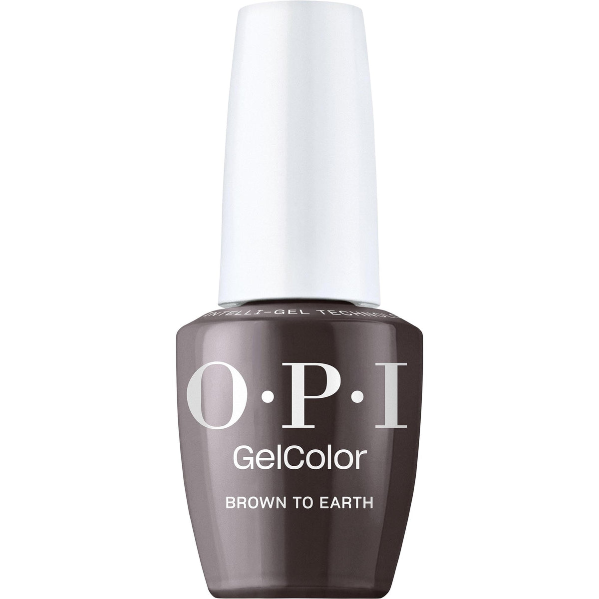 OPI GelColor Gel Nail Polish Brown to Earth 15 mL front view