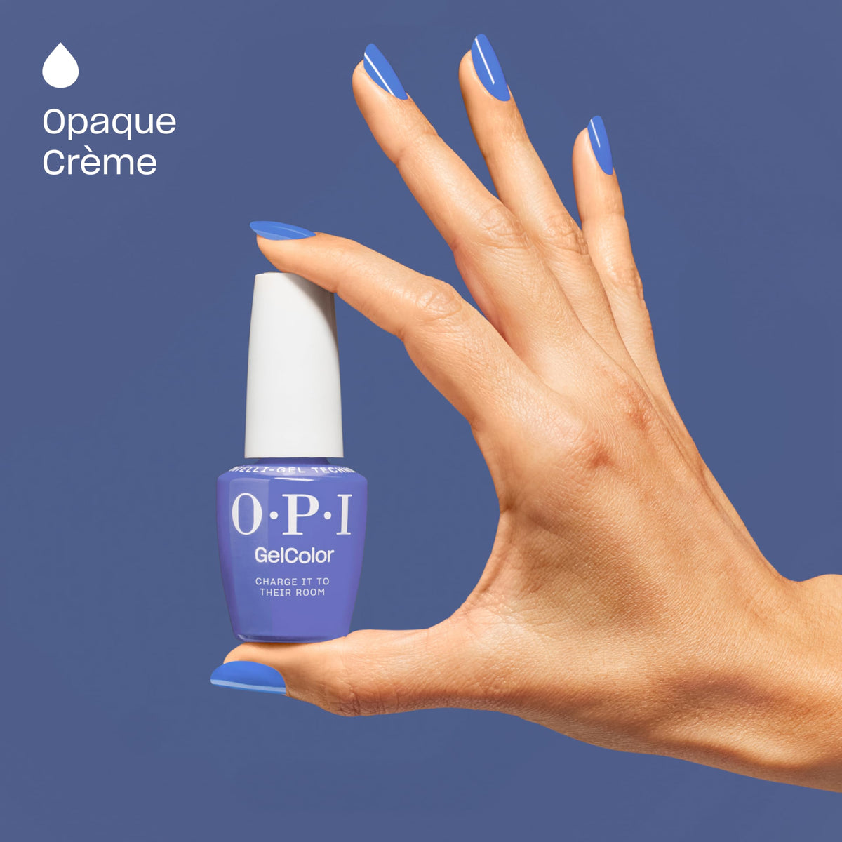 OPI GelColor Gel Nail Polish Charge It to Their Room applicator brush