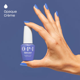 OPI GelColor Gel Nail Polish Charge It to Their Room applicator brush