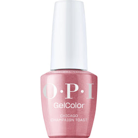 OPI GelColor Gel Nail Polish Chicago Champagne Toast front view