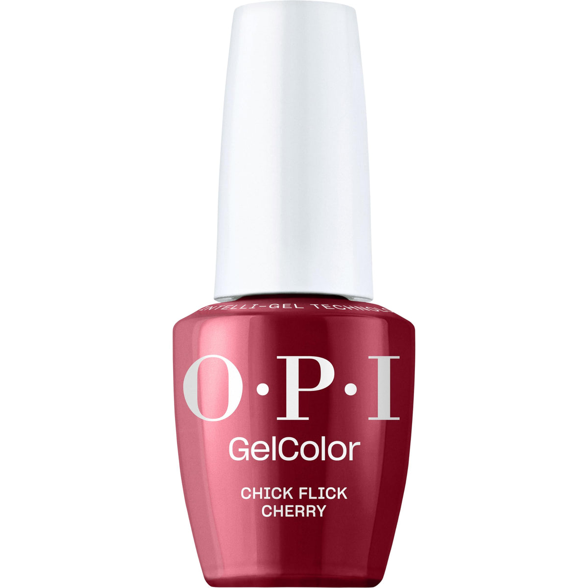 OPI GelColor Gel Nail Polish Chick Flick Cherry front view