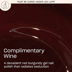 OPI GelColor Gel Nail Polish Complimentary Wine brush and polish close-up