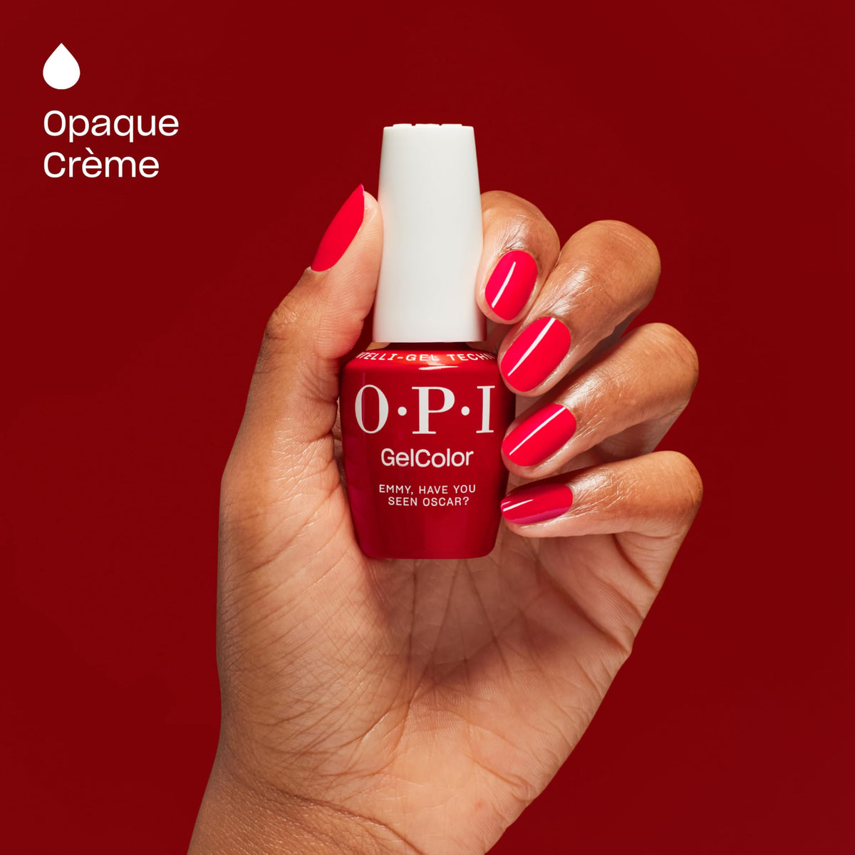 OPI GelColor Gel Nail Polish Emmy, Have You Seen Oscar? close-up of brush