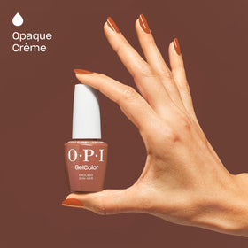 OPI GelColor Gel Nail Polish Endless Sun-ner application process
