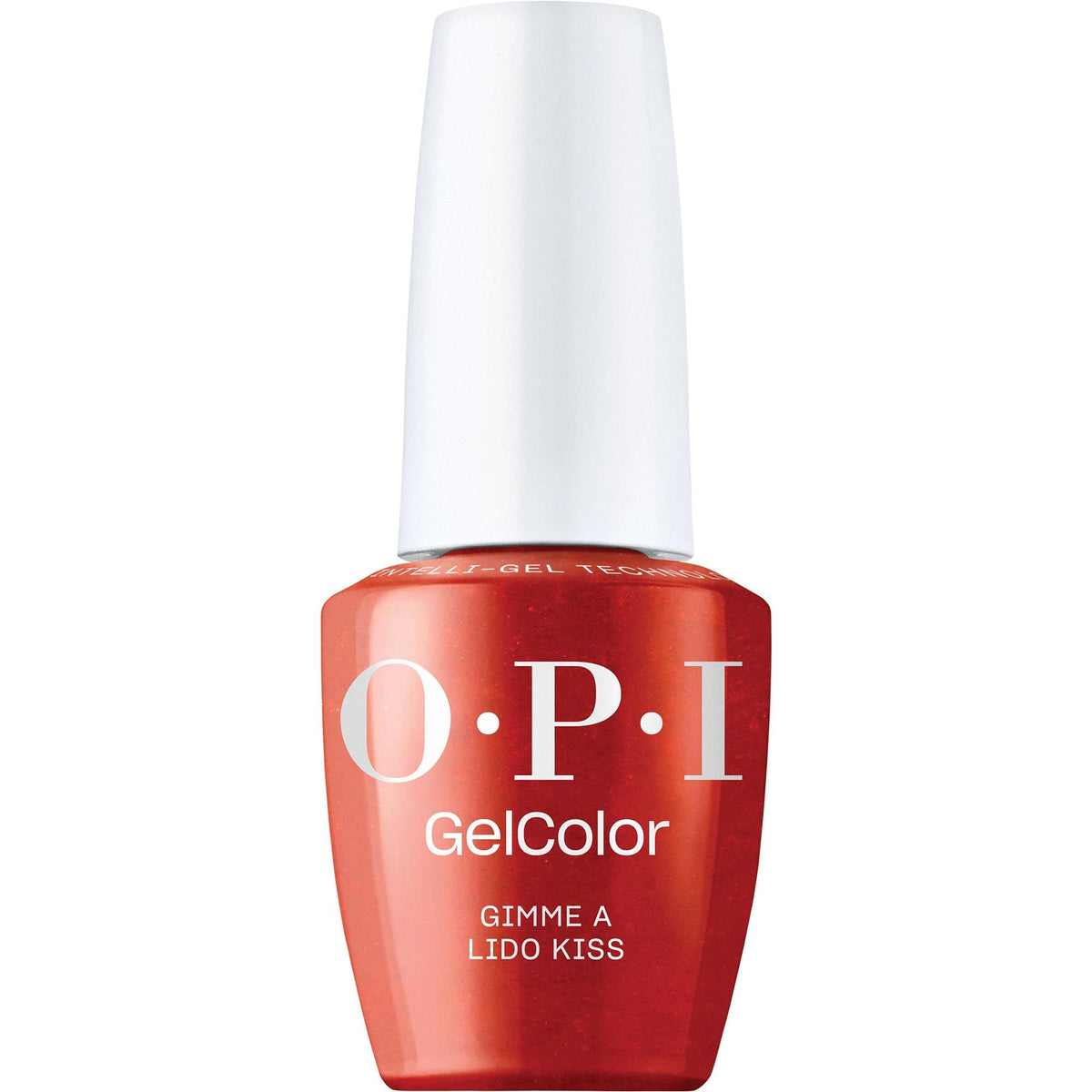 OPI GelColor Gel Nail Polish Gimme a Lido Kiss front view