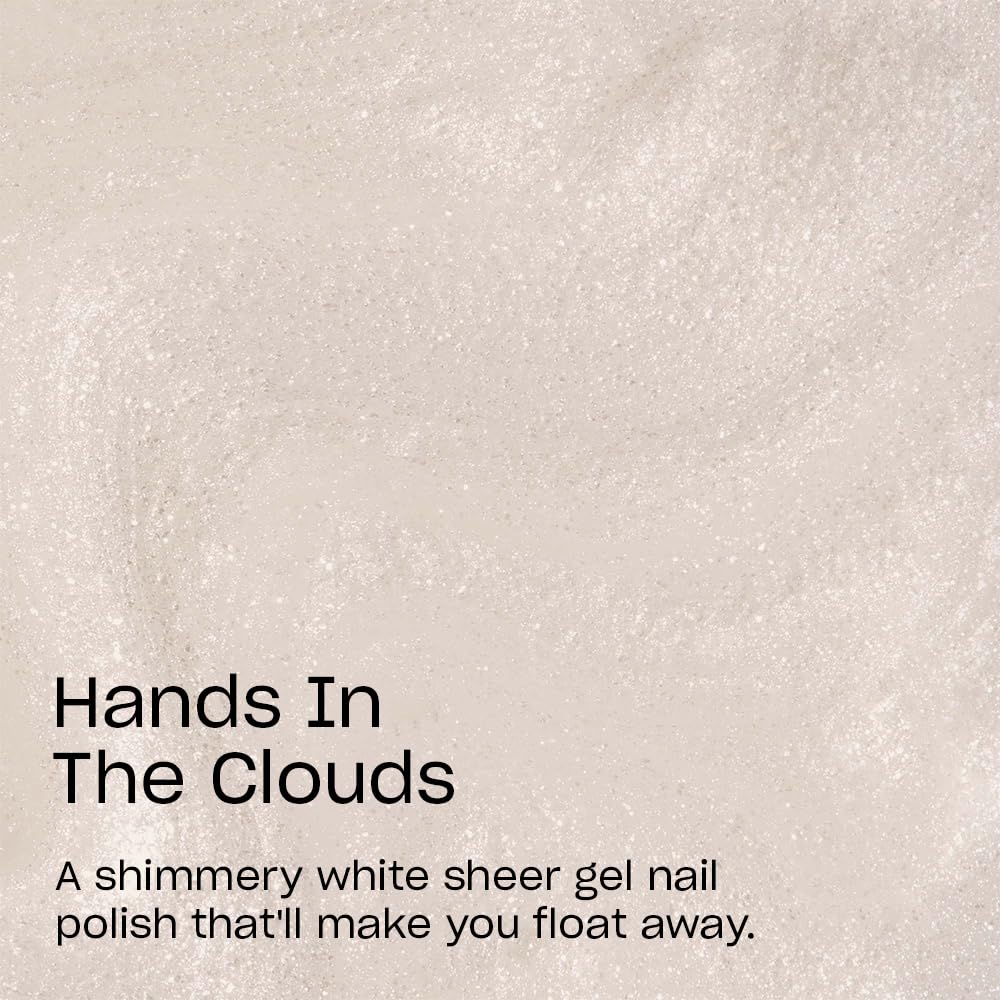 OPI GelColor Gel Nail Polish Hands In The Clouds application on nails
