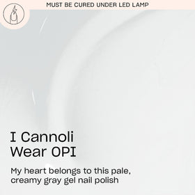 OPI GelColor Gel Nail Polish I Cannoli Wear OPI bottle with label