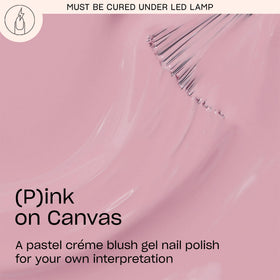 OPI GelColor Gel Nail Polish Ink on Canvas bottle side view