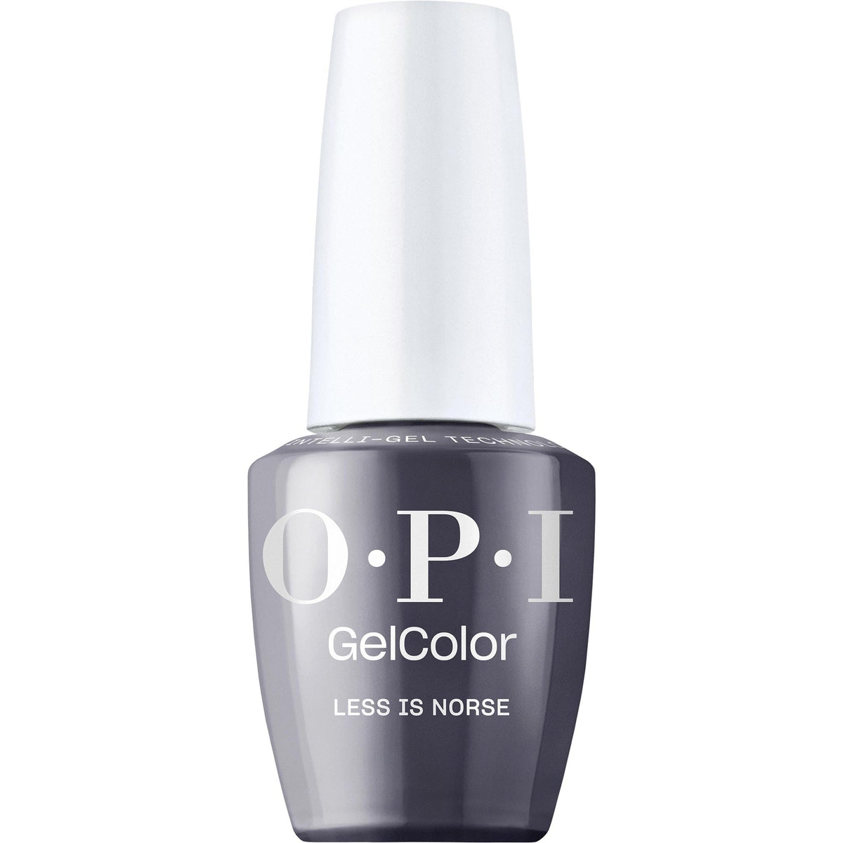 OPI GelColor Gel Nail Polish Less is Norse front view 15 mL
