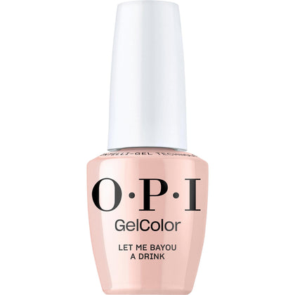 OPI GelColor Gel Nail Polish Let Me Bayou a Drink 15 mL front view