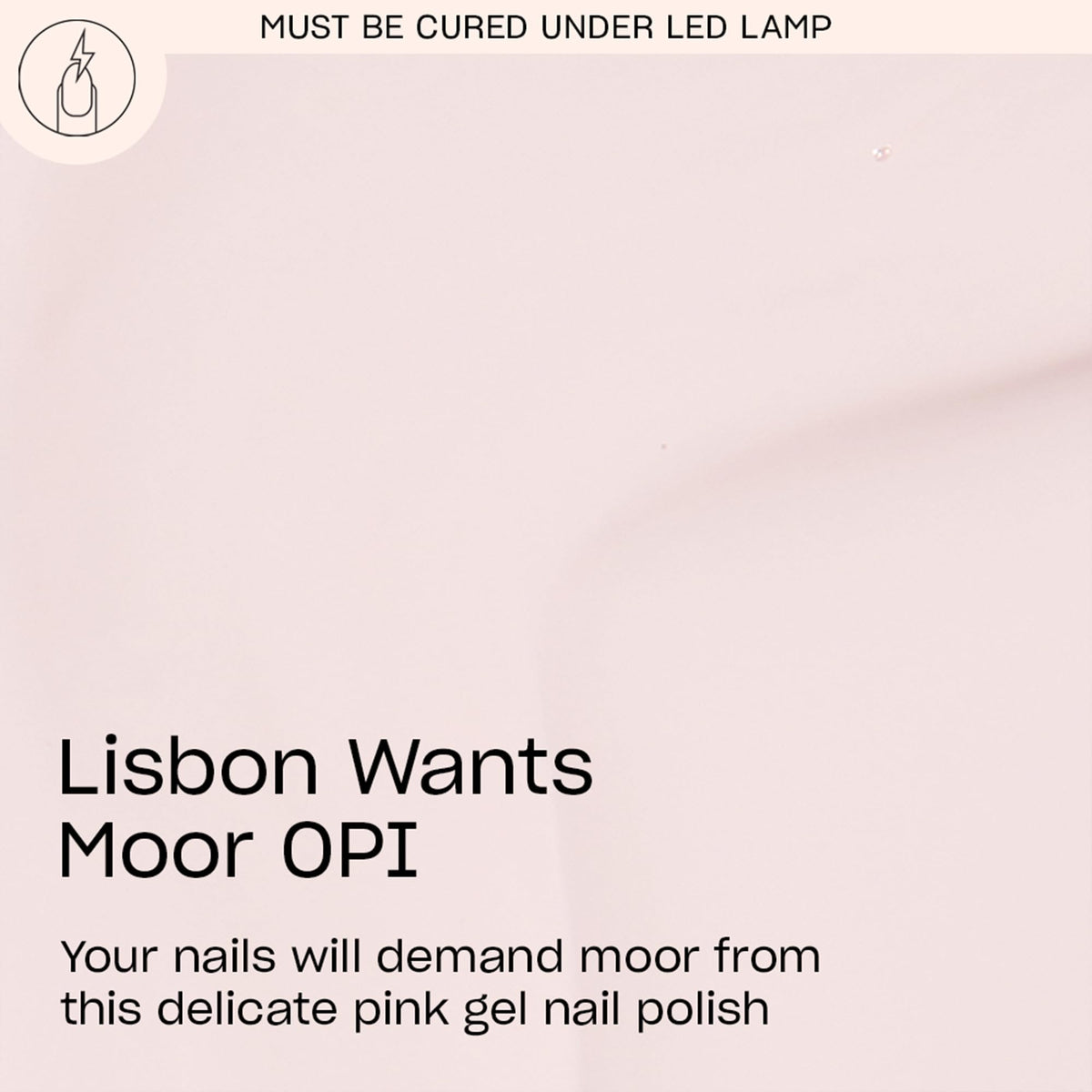 OPI GelColor Gel Nail Polish Lisbon Wants Moor bottle with cap