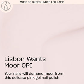 OPI GelColor Gel Nail Polish Lisbon Wants Moor bottle with cap