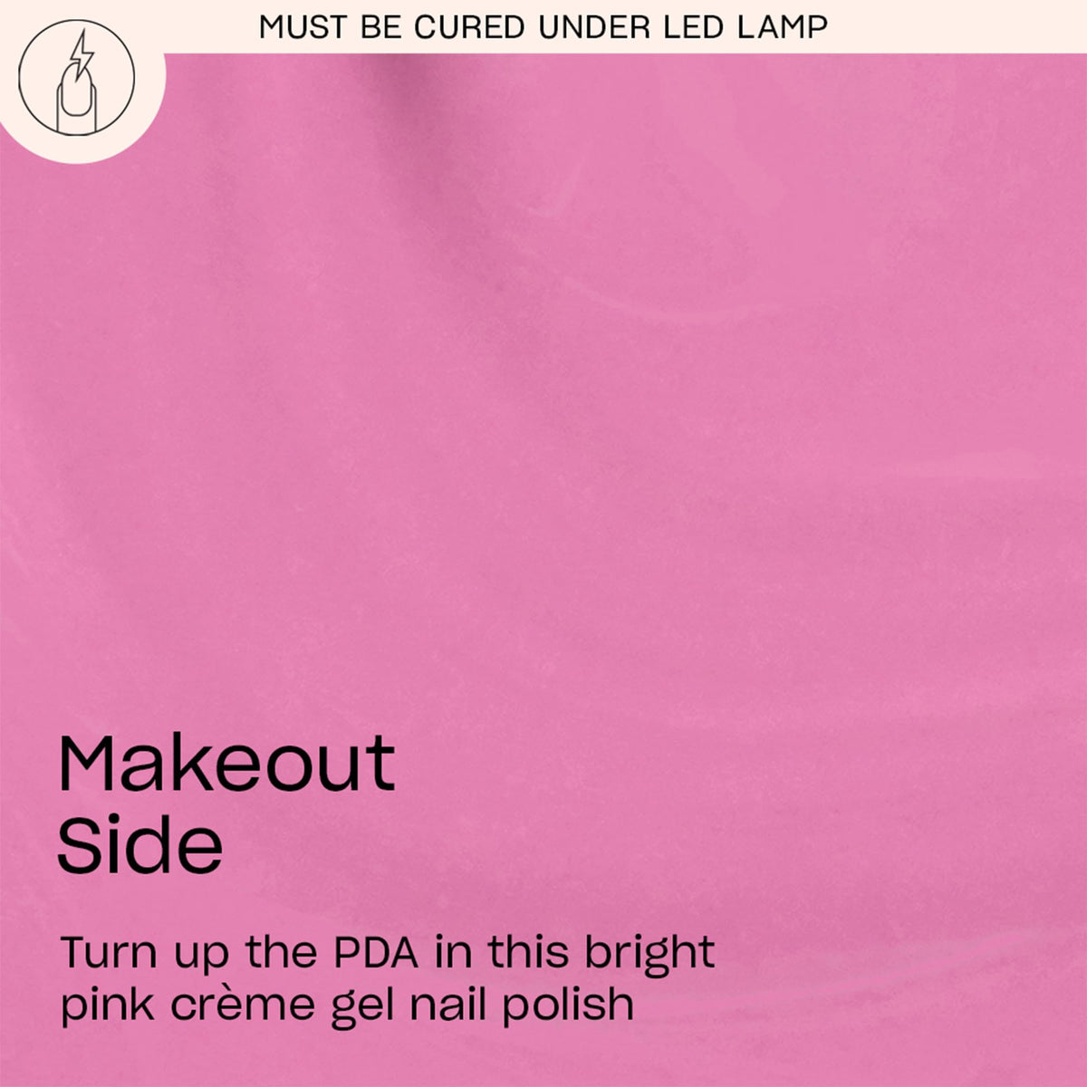 OPI GelColor Gel Nail Polish Makeout-side bottle with label