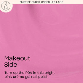 OPI GelColor Gel Nail Polish Makeout-side bottle with label