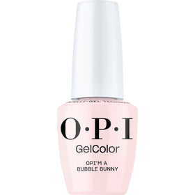 OPI GelColor Gel Nail Polish OPI’m a Bubble Bunny front view