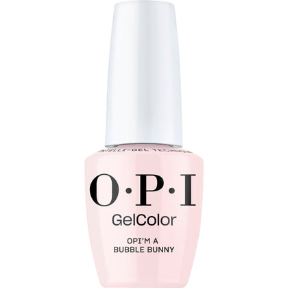 OPI GelColor Gel Nail Polish OPI’m a Bubble Bunny front view