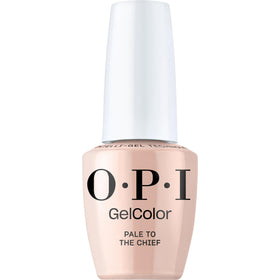 OPI GelColor Gel Nail Polish Pale to the Chief front view