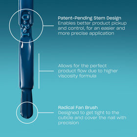 OPI GelColor Gel Nail Polish Pastel Peach with nail art tools