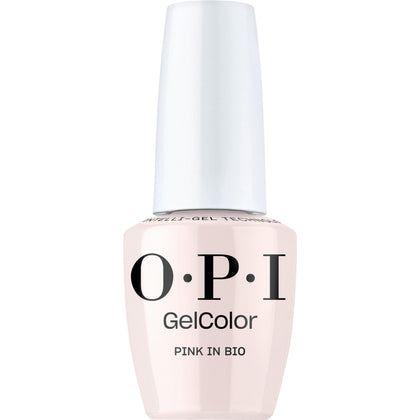 OPI GelColor Gel Nail Polish Pink in Bio front view