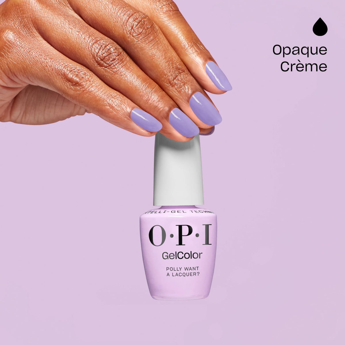 OPI GelColor Gel Nail Polish Polly Want a Lacquer? application process