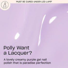 OPI GelColor Gel Nail Polish Polly Want a Lacquer? bottle with label