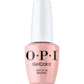 OPI GelColor Gel Nail Polish Put It in Neutral front view