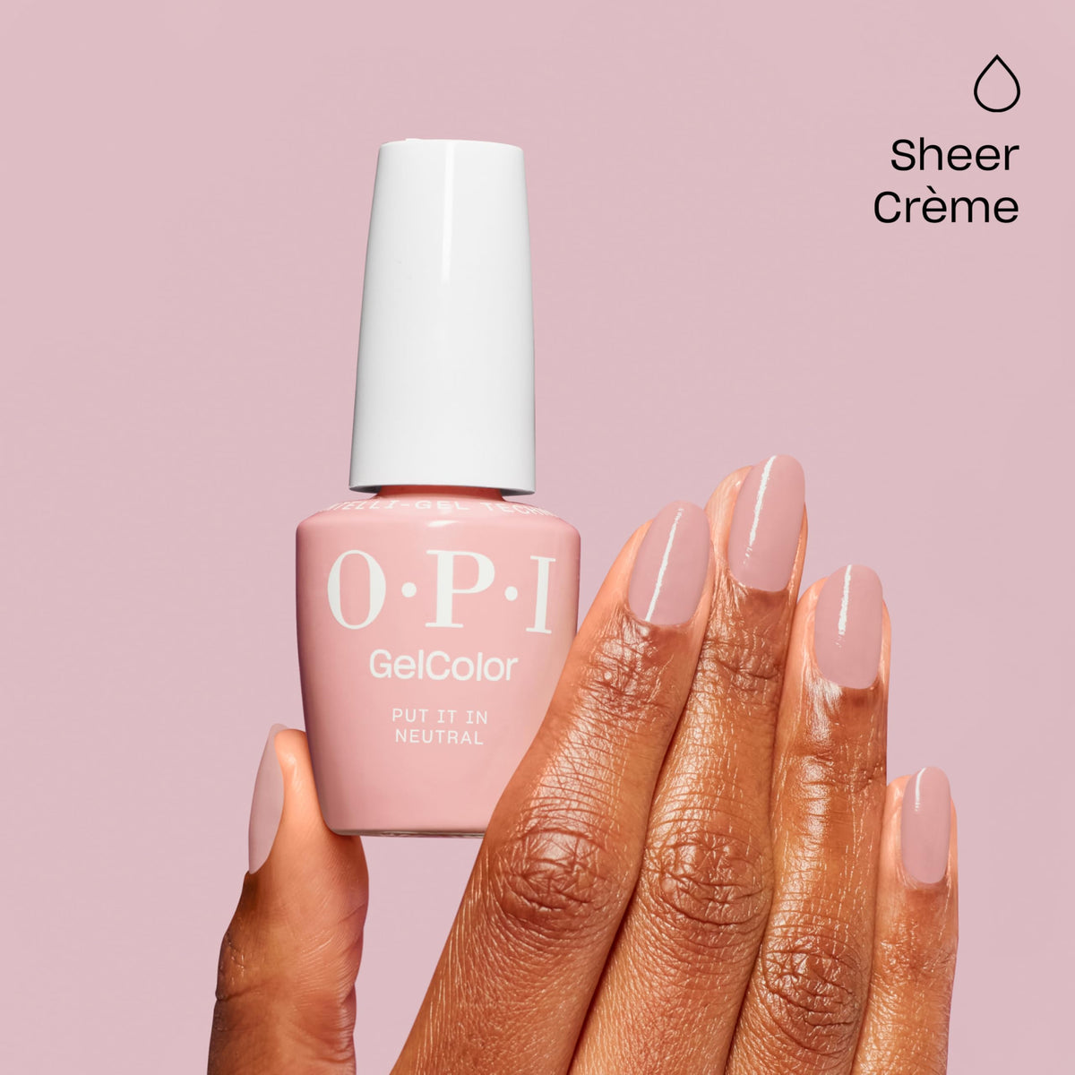 OPI GelColor Gel Nail Polish Put It in Neutral with applicator