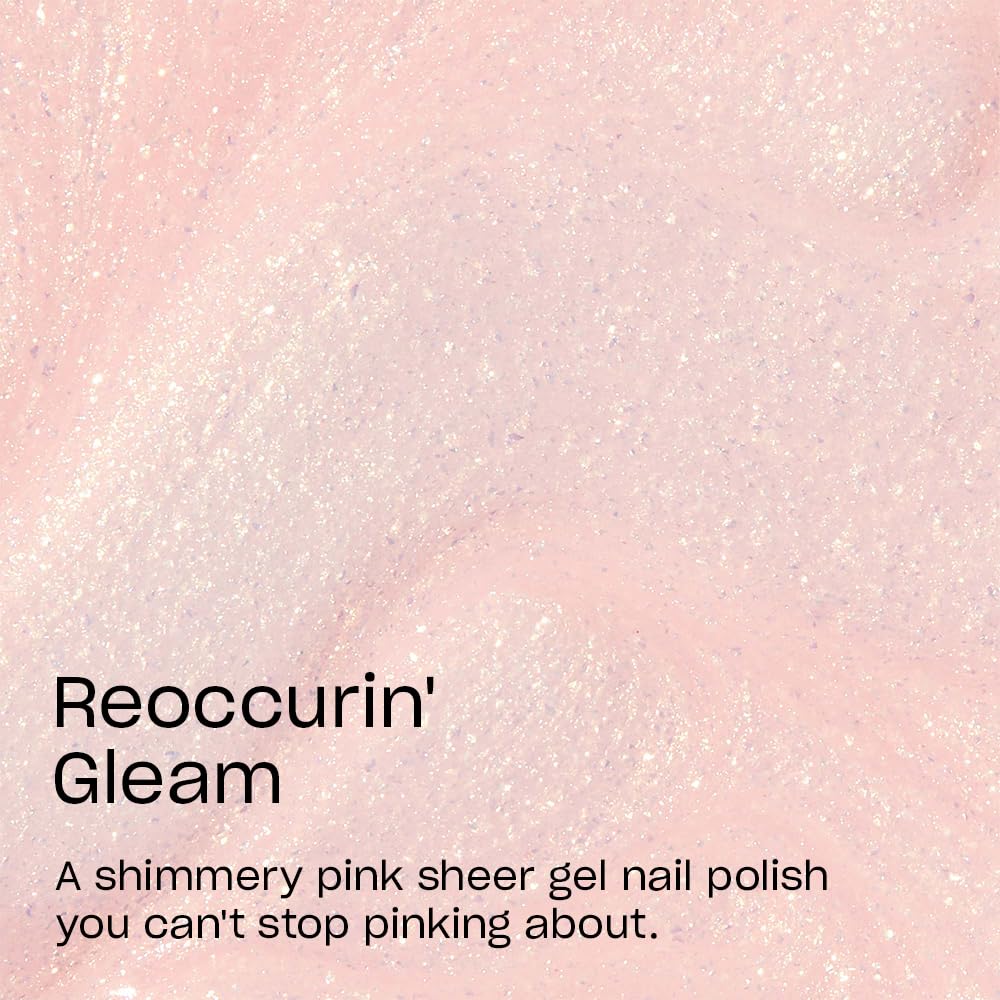 OPI GelColor Gel Nail Polish Reoccurin' Gleam application on nails