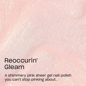 OPI GelColor Gel Nail Polish Reoccurin' Gleam application on nails
