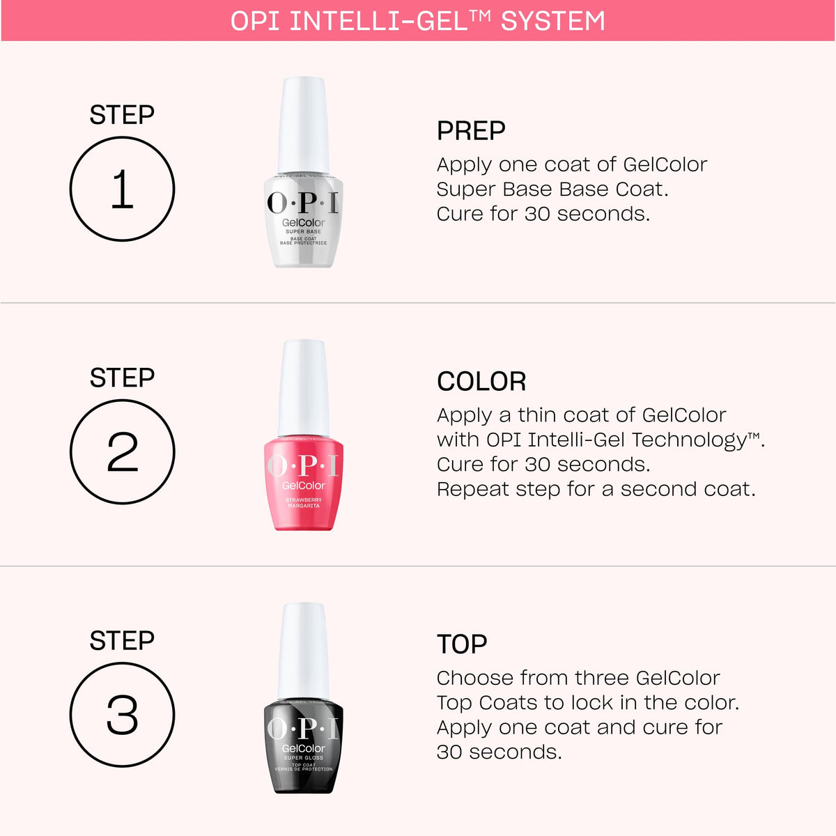 OPI GelColor Gel Nail Polish Reoccurin' Gleam with Intelli-Brush close-up