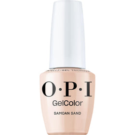 OPI GelColor Gel Nail Polish Samoan Sand front view