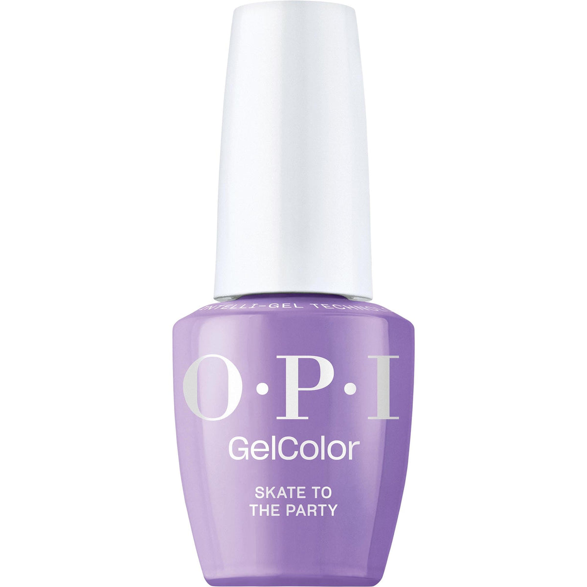 OPI GelColor Gel Nail Polish Skate to the Party bright purple bottle front view