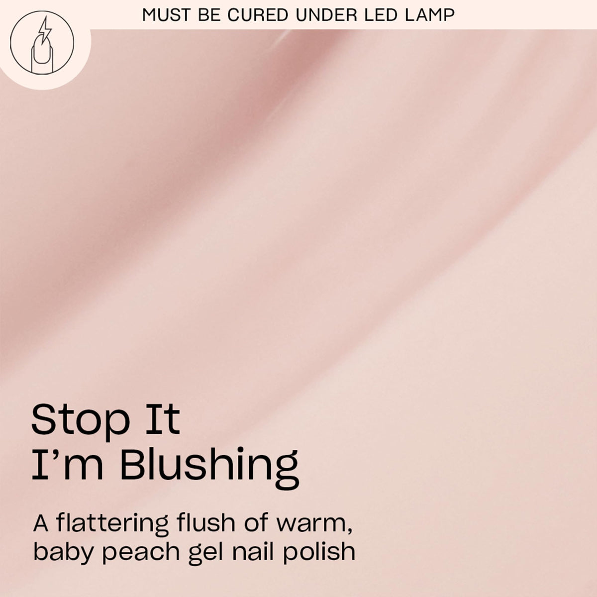 OPI GelColor Gel Nail Polish Stop It I'm Blushing bottle with label