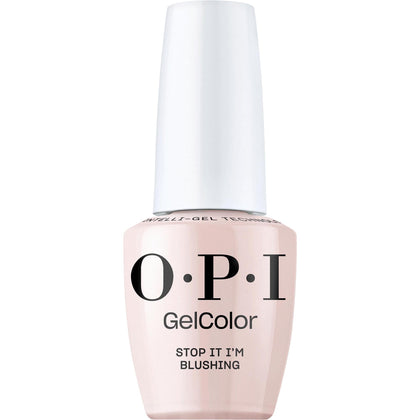 OPI GelColor Gel Nail Polish Stop It I'm Blushing front view