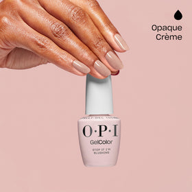 OPI GelColor Gel Nail Polish Stop It I'm Blushing with brush