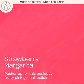 OPI GelColor Gel Nail Polish Strawberry Margarita bottle side view
